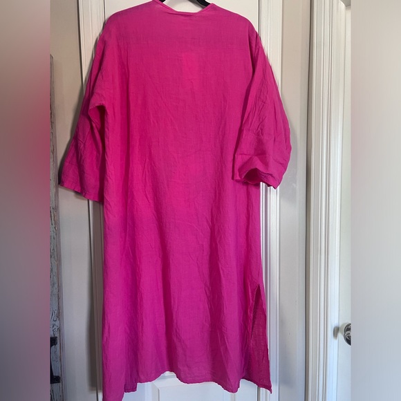 Italian Cotton/Linen Blend Cover-Up - Picture 1 of 7